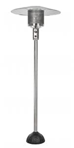 Fire Sense 61445 Natural Gas Patio Heater 45,000 BTU With Electric Ignition System For Residential - Stainless Steel