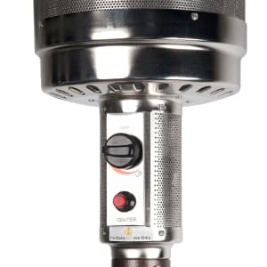 Outdoor Mushroom Heater Patio Propane 48,000 BTU for Outdoor Heating Deck Heater with Umbrella Dome and Wheeled Floor-standing Rust Free for Patio Porch and Backyards