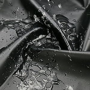 QuliMetal Grill Cover for Green Mountain Daniel Boone Prime WiFi Grills and Green Mountain Grill Ledge Model, Full Length GMG Daniel Boone Smoker Cover, 600D Fabric, Black