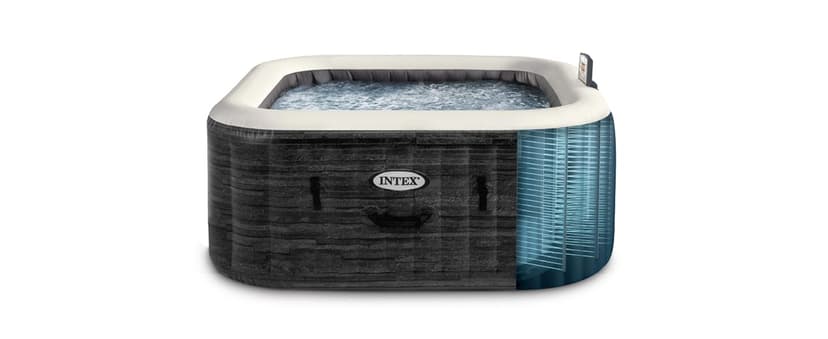INTEX PureSpa Greystone Deluxe Inflatable Hot Tub, with with Built-in FastFill Inflation System, Spa Control App, and 4 Person Capacity, 83" x 28"