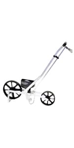 EarthWay 6500 High Wheel Tubular High Wheel Cultivator with Comfort Handle with 3- Position Adjustable, Quick Change Implements, and 24 Inch Steel Wheel