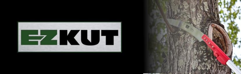 EZ Kut Professional Pole Saw 20’ Extendable - Manual Pole Saw for Tree Trimming. Branch Cutter with Double Hook for Branch Removal - Best Tree Pruner. Tree trimmer pole saw. Since 1988