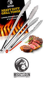 Mountain Grillers Meat Claws - Pulled Pork Claws and Meat Shredder - Grilling Claws BBQ Tools for Meat Shredding - Meat Pulling Claws for Barbecue, Smoker, and Grill Bear Claws - Pack of 2, Black