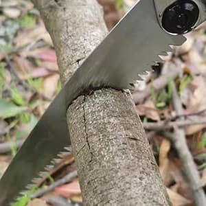REXBETI Folding Saw - 8 Inch Blade for Wood & Dry Wood Pruning, Compact Design, SK-5 Steel