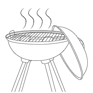 Extra Long Stainless Steel Rib Rack for Smoking and Grilling, Holds up to 3 Full Racks of Ribs, Fits 18” or Larger Gas Smoker or Charcoal Grill, Perfect Smoker Accessories Gifts for Men