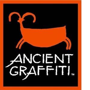 Ancient Graffiti Large 7-Stone Natural River Stone Cairn, 11 inches