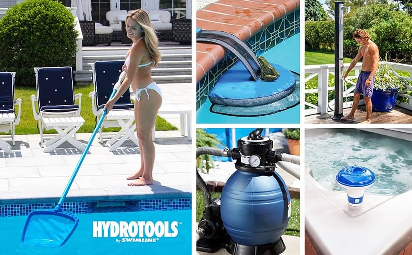 SWIMLINE HYDROTOOLS Standard Swimming Pool Vacuum Hose 1.25" X 18' For Inground Pools - Compatible With Vacuum Heads, Skimmers, Filter Pump Inlets, Above Ground Pools And Other Pool Accessories