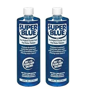 20154A-02 Super Swimming Pool Clarifier, 1-Quart, Blue, 2-Pack