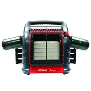 18,000 BTU Big Buddy Portable Propane Heater,Red, Tip-over Protection|Low-Oxygen Safety Shutoff|Portable & Mr. Heater MH9BX-Massachusetts/Canada approved portable Propane Heater