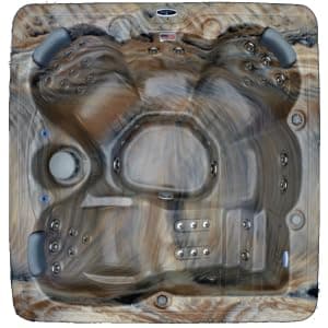 5-person Hot Tub 51-jet Spa with Ozone System - 80"x80"x34"
