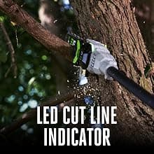 EGO POWER+ Pole Saw, Cordless Electric Pole Saw for Tree Trimming with Telescopic LED Cut Line Indicator, Battery and Charger Not Included - PS1000