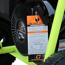 Gasoline Powered Portable Generator 10000 Watt, Recoil/Electric Start, 12V-8.3A Charging Outlets, Home Back Up & RV Ready, 49 State Approved(Excluding California)