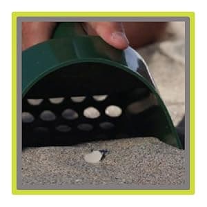 SE Prospector's Serrated Edge Digger Compact Shovel Trowel for Gardening, Metal or Gold Prospecting and Detecting - Includes Carrying Sheath