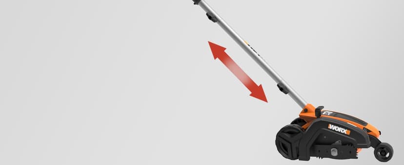 WORX WG896 12 Amp 7.5 Inch Electric Lawn Edger & Trencher, Orange and Black