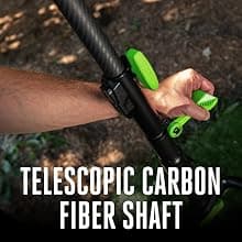 EGO POWER+ Pole Saw, Cordless Electric Pole Saw for Tree Trimming with Telescopic LED Cut Line Indicator, Battery and Charger Not Included - PS1000