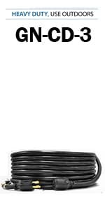 Ceptics GN-CD-1-50 GN-CD-2-50 L14-30P to NEMA 5-15/20R Generator Distribution Power Cord (50', Switch Breaker) -Industrial Grade, Heavy Duty (5 Year Warranty), 50 Feet, Orange, Ft