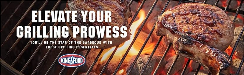 Kingsford Stainless Steel Smoker Box for Grill | Smoking Box for All Grills | Heavy Duty BBQ Accessories | Easy Way to Turn Any Grill Into A BBQ Smoker