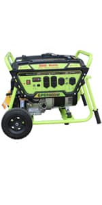 Gasoline Powered Portable Generator 10000 Watt, Recoil/Electric Start, 12V-8.3A Charging Outlets, Home Back Up & RV Ready, 49 State Approved(Excluding California)