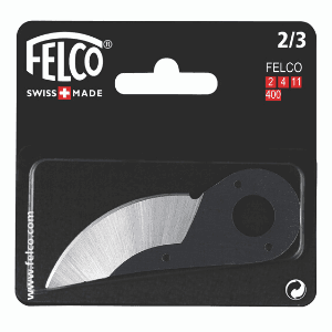 Felco Hand Pruner Replacement Blade (2/3) for Felco hand pruner models: F2, F4 & F11 - Spare Cutting Blade for Garden Pruning Shears & Bypass Clippers (Single Pack)