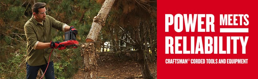 CRAFTSMAN Electric Lawn Mower, 20-Inch, Corded, 13-Ah (CMEMW213), Red