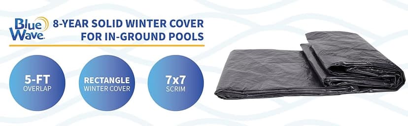 Blue Wave Bronze 8-Year 20-ft x 44-ft Rectangular In Ground Pool Winter Cover