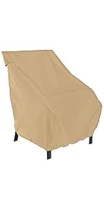 Classic Accessories Terrazzo Water-Resistant 34 Inch Round Stand-Up Patio Heater Cover, Patio Furniture Covers