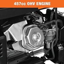 WEN 11,000-Watt 120V/240V Dual Fuel Portable Generator with Wheel Kit and Electric Start (DF1100T)