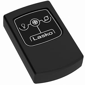 Lasko 4890 Elegant Living Fan with Remote Control-Features Accent Lighting and Widespread Oscillation-Perfect for Outdoor Patios, Decks, or Balconies, Brown