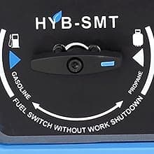 Pulsar 12,000W Dual Fuel Portable Generator with Electric Start and Switch & Go Technology, CARB Approved PG12000B