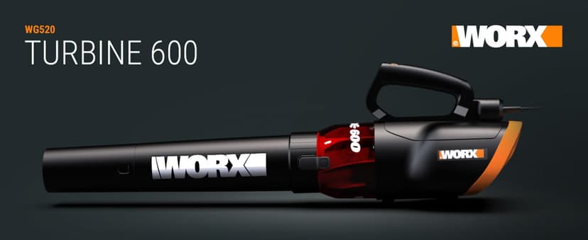 WORX WG520 12 Amp Turbine 600 Electric Leaf Blower