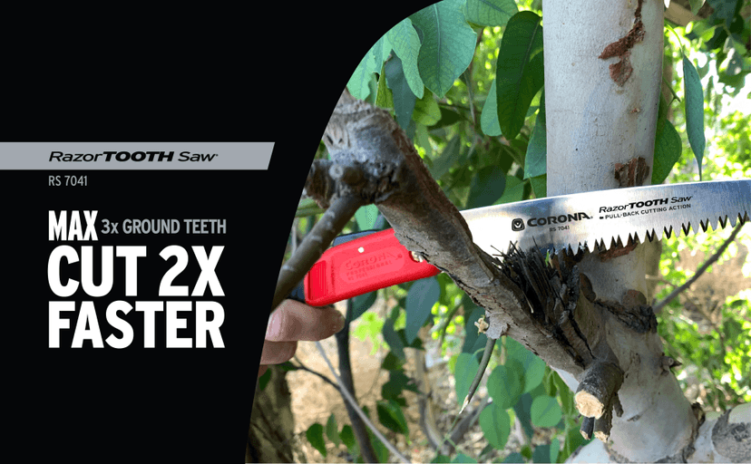 Corona RS 7041 Razor Tooth Folding Saw, 7-Inch Blade , Red