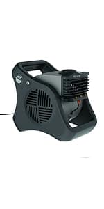 Lasko 4890 Elegant Living Fan with Remote Control-Features Accent Lighting and Widespread Oscillation-Perfect for Outdoor Patios, Decks, or Balconies, Brown