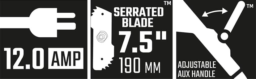 CRAFTSMAN Lawn Edger Tool, Corded, 12 Amp (CMEED400)