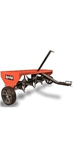 Agri-Fab 45-0299 48" Tow Behind Lawn Plug Aerator with Universal Hitch; Designed to Pull Behind Lawn & Garden Tractors