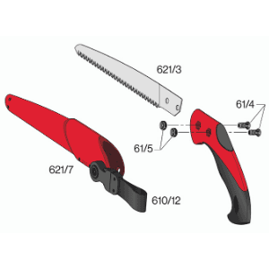 FELCO Pruning Saw (F 621) - Classic Tree Pull Stroke Pruner Saw w/ Carrying Sheath