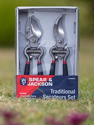 Spear & Jackson CUTTINGSET8 Traditional Bypass & Anvil Pruner/Secateur Set