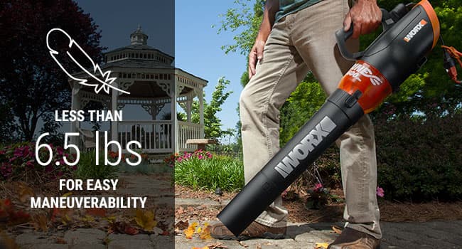 WORX WG520 12 Amp Turbine 600 Electric Leaf Blower