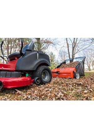 Agri-Fab 45-0492 44" Tow-Behind Lawn Sweeper, 25 cu. ft Hopper Bag Capacity; Leaf & Grass Catcher, with Adjustable Brush Height and Dump From Seat Handle
