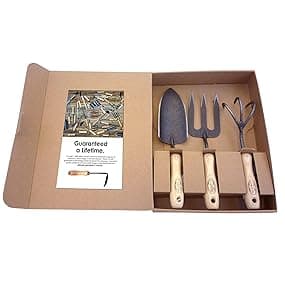 DeWit Forged Transplant Trowel with Short Handle, Lightweight & Durable Garden Tool with Comfortable Grip for Planting, Digging & Transplanting