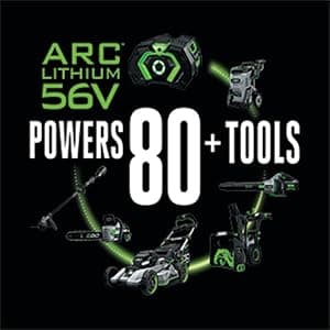 EGO POWER+ Electric Lawn Mower, Self-Propelled Cordless, Includes (2) 56V 4.0Ah Batteries and Rapid Charger - LM2102SP-A