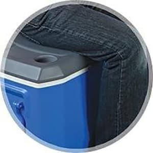 Coleman Xtreme 50qt Wheeled Cooler, Extra-Walled Insulation Keeps Ice up to 5 Days, Portable Rolling Hard Chiller