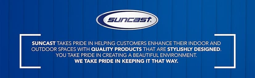 Suncast Sidewinder Side Scroll 60' Garden Hose Reel, Bronze