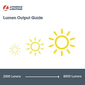 Lithonia Lighting Outdoor LED Floodlight, Adjustable Lumen Output, 3000K/4000K/5000K Switchable Color Temperature, Knuckle or Yoke Mount, Bronze (ESXF2 ALO SWW2 KY DDB M2)