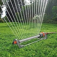 Gardena (84-BZMX) Up to 2300 Sq Ft, ZoomMaxx Adjustable Oscillating Sprinkler on Weighted Base for Watering of Lawn, Yard and Garden. Includes Gardena Quick Connector System to Connect to Hose.