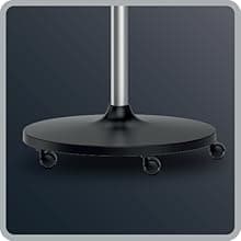 Rowenta, Pedestal Fan, Extreme Outdoor Fan with Remote, 65 Inches, Ultra Quiet Fan, Oscillating, Portable, 3 Speeds, Digital Control, Black, Ourdoor, VU4510