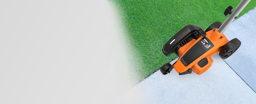 WORX WG896 12 Amp 7.5 Inch Electric Lawn Edger & Trencher, Orange and Black
