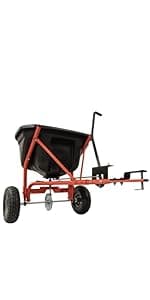 Agri-Fab 45-0463 130 lb. Tow-Behind Lawn & Garden Broadcast Spreader for Seed,Fertilizer,Salt,Ice Melt; Easy to use Flow Control from Seat of Riding Lawn Mower
