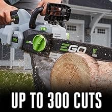 EGO POWER+ Chain Saw, 16" Battery Powered Chainsaw, Electric Cordless, Includes 56V 5.0Ah Battery and Charger - CS1604