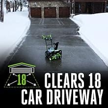 EGO Power+ SNT2405 56-Volt 24 in. Self-Propelled 2-Stage Snow Blower with Peak Power™ - (2) 7.5Ah Batteries and Dual Port Charger Included