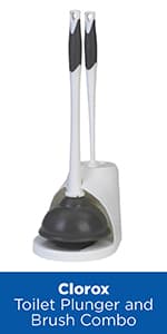 Clorox Corner Toilet Bowl Brush With Under Rim Scrubber